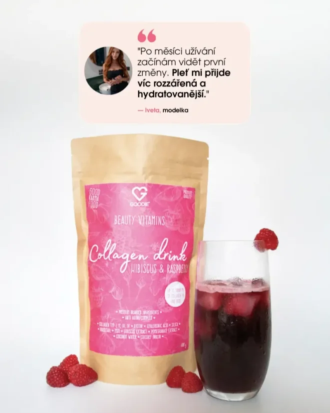 Beauty vitamins - Kolagen drink - Hibiscus-Raspberry 400 g