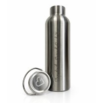 Stylová lahev na vodu GOODIE – Silver - 750 ml