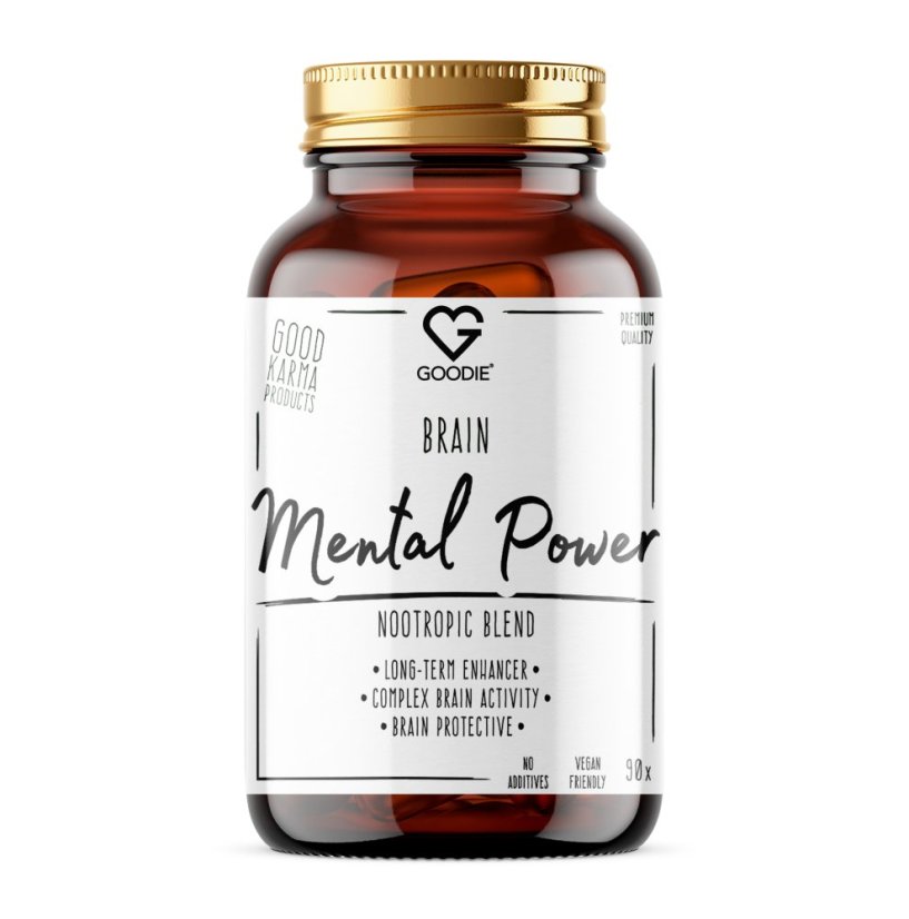 Brain - Mental power - Nootropic blend - výkon mozkové činnosti - kapsle 90 ks