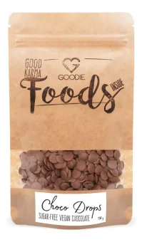 Choco Drops - czekolada mleczna z erytrytolem vegan 150 g PL
