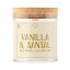 Svíčka s dřevěným praskajícím knotem - Vanilla & Santal 280 g