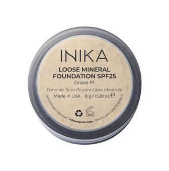 Inika Organic - Přírodní sypký minerální pudrový make-up SPF25 - Grace 8 g CZ