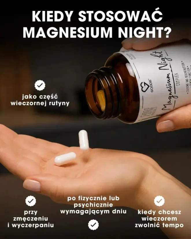 PL Magnez – Kompleks wieczorny – stosować przy zmęczeniu, wieczorem