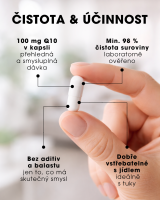 Koenzym Q10 - Aktivní forma Ubiquinol - 60 kapslí CZ