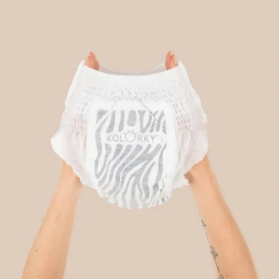 Kolorky DELUXE VELVET - Pieluchomajtki dla dzieci - Wild - rozmiar XL 12-16 kg (17 szt.) PL