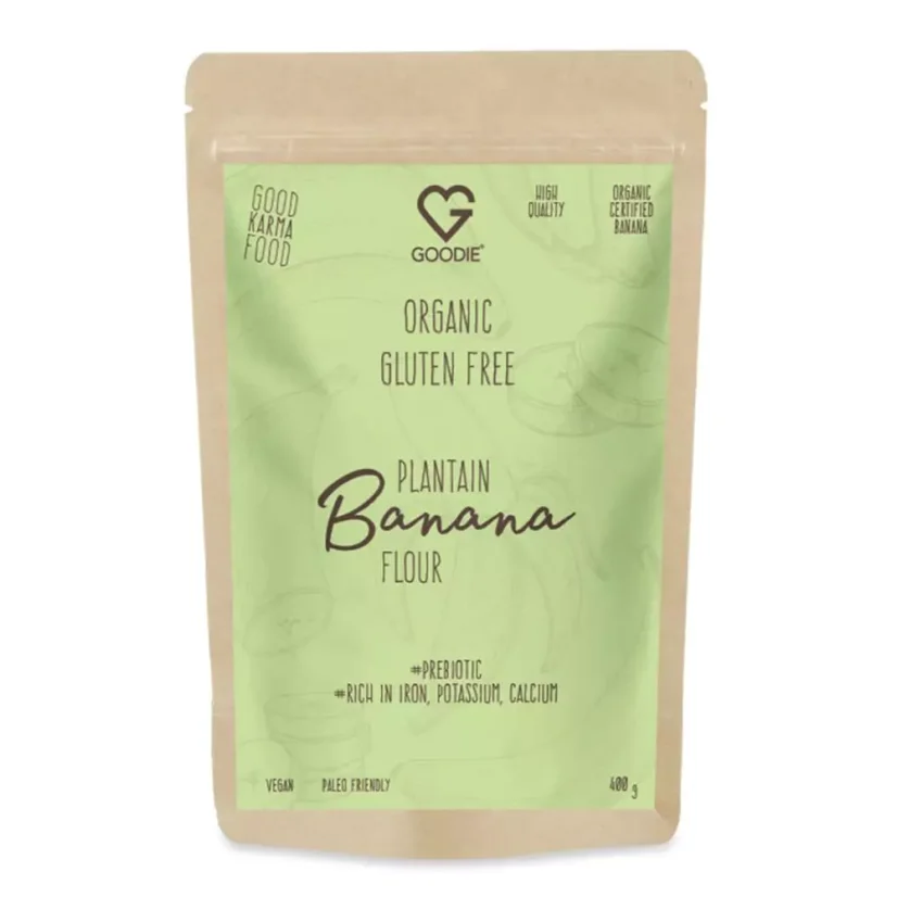 Banánová plantejnová mouka BIO - Organic Banana plantain flour 400 g CZ