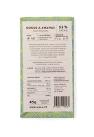 AJALA - Kokos a ananás 53% čokoláda BIO 45 g SK