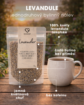 Bylinný čaj - Levanduľa - 50 g SK