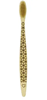 Bambusový zubní kartáček - vzor mandala CZ