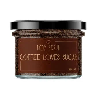 Tělový peeling - Coffee loves sugar 220 ml CZ