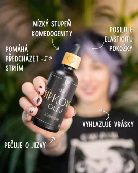 Olej z dzikiej róży BIO, RAW 100 ml PL