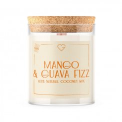 Svíčka s dřevěným praskajícím knotem - Mango & Guava Fizz 160 g