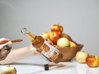 Jablečný ocet - organický, raw, nefiltrovaný s mat.kulturou 500 ml SK