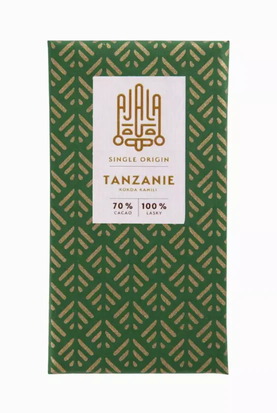 AJALA - Tanzanie Kakao Kamili 70% single origin čokoláda 45 g CZ