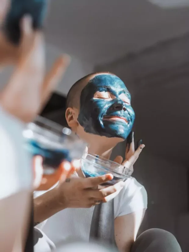 BLUE Face mask - jílová maska 25 g SK