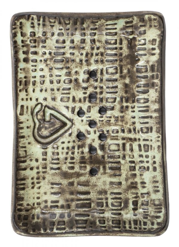 MÝDLENKA - Olive Plate Crocodile CZ