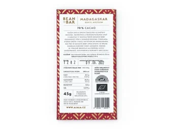 AJALA - Madagaskar Akesson 70% single origin csokoládé 45 g HU
