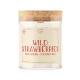 Gyertya ropogó fa kanóccal - Wild Strawberries 160 g HU