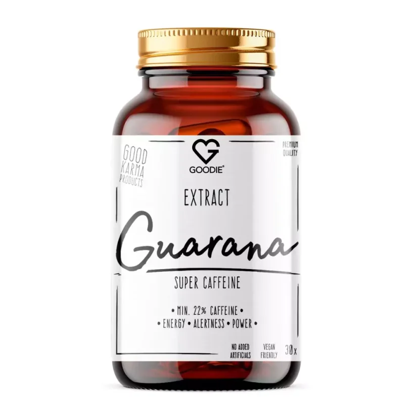 Guarana - super kofeina ekstrakt min. 22% kofeiny - kapsułki 30 szt. PL