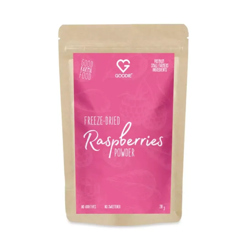 Maliny liofilizowane w proszku / Freeze-Dried Raspberries Powder 20 g PL