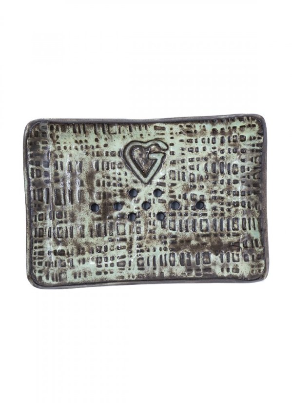 MÝDLENKA - Olive Plate Crocodile CZ