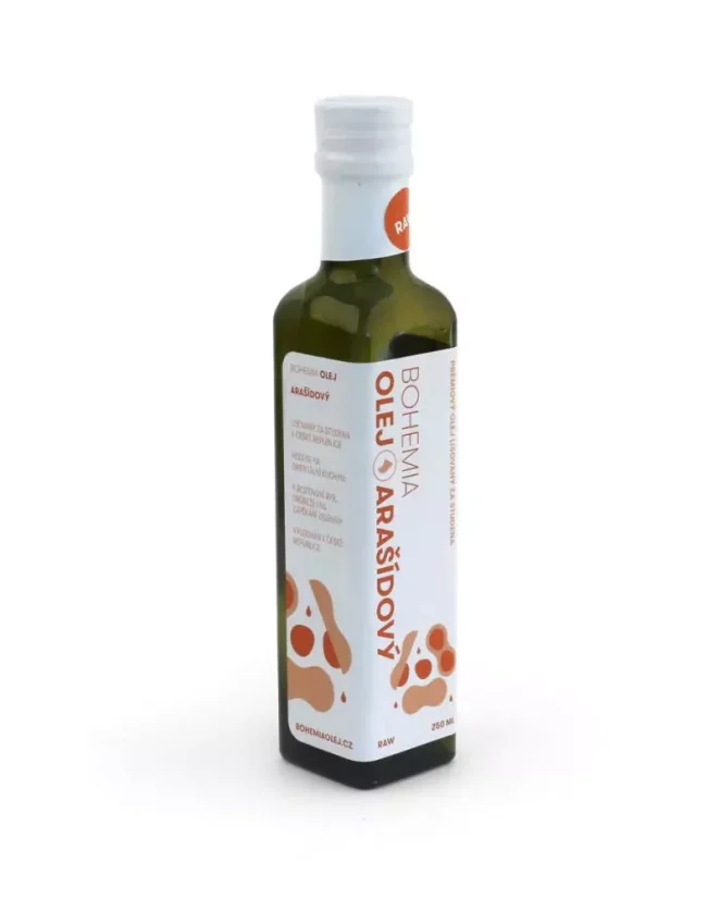 Arašídový olej - extra panenský RAW 250 ml SK