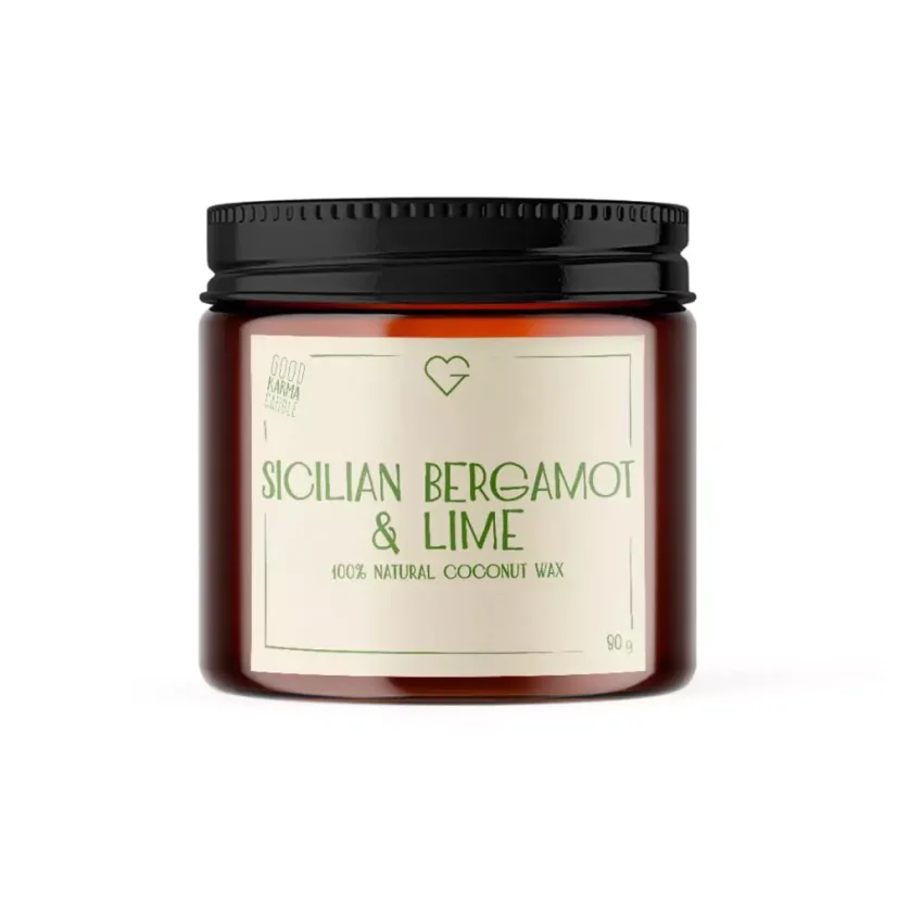 Sviečka s bavlneným knôtom - Sicilian Bergamot & Lime 80 g SK