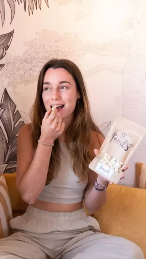 Mandle v keto bílé čokoládě 80 g CZ