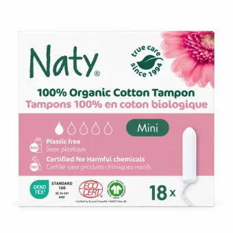 Eco by Naty - Tampony - mini 18 ks