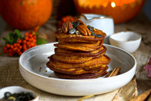 Halloweenský recept na dýňové lívance