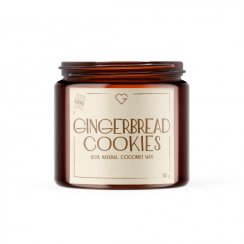 Svíčka s bavlněným knotem - Perníčkové sušenky - Gingerbread Cookies 80 g