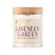 Svíčka s dřevěným praskajícím knotem - Lavender Garden 160 g CZ
