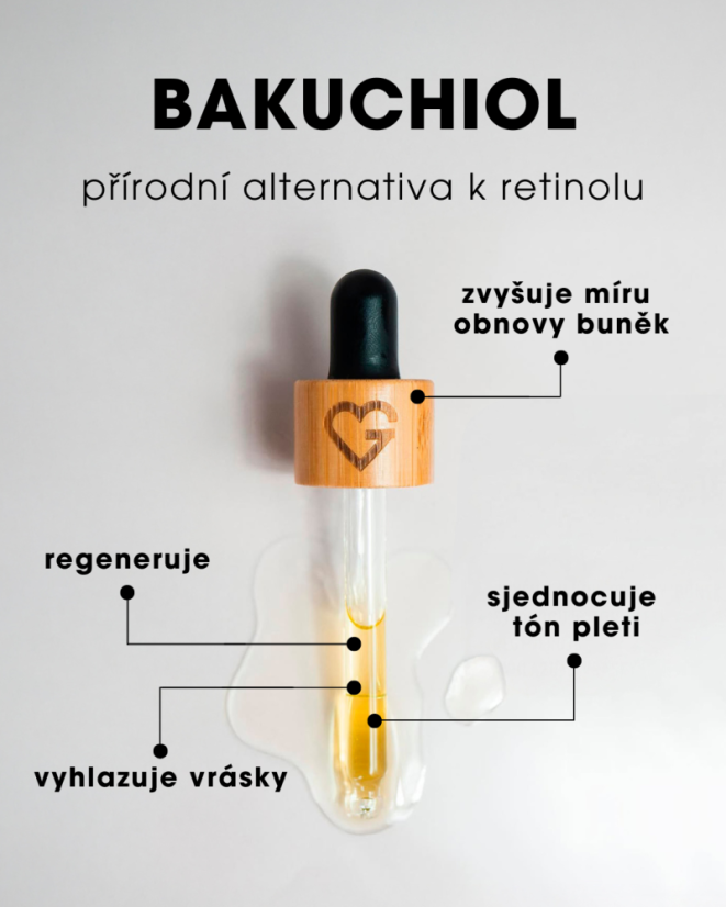 Vitaminové sérum s Antioxidanty, Bakuchiolem a Q10 30 ml CZ