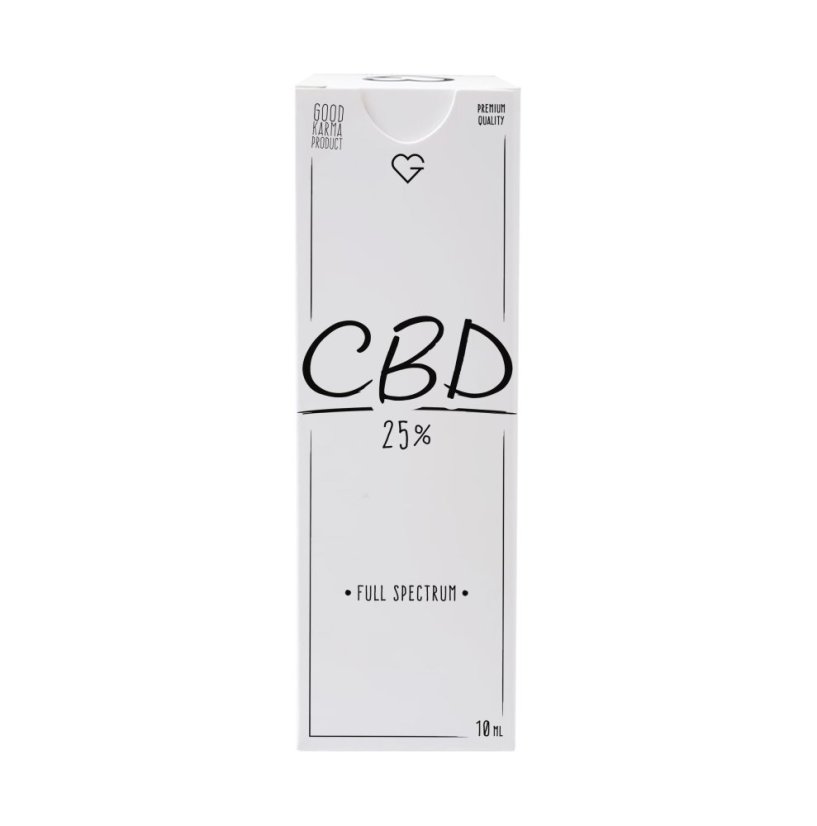 CBD – Konopný olej 25 % full spectrum 10 ml SK