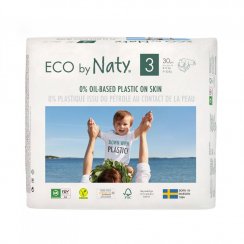 Eco by Naty Baby Diapers Single Pack Size 3 dětské pleny od 4 do 9 kg