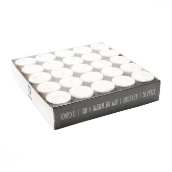 Čajové svíčky ze sójového vosku - Tealights soy wax - 50 ks CZ