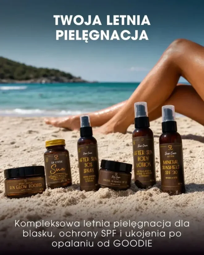 PL Mleczko regenerujące po opalaniu z koenzymem Q10 150 ml - kolekcja kosmetyków letnich od GOODIE