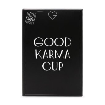 Good Karma Travel Cup - Podróżny kubek termiczny - BIAŁY - 360 ml