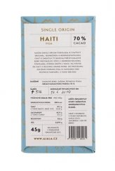 AJALA - Haiti Pisa 70% single origin čokoláda 45 g