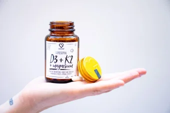 Liposomalna witamina D3 + K2 + magnez 30 szt.