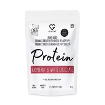 Sfermentowane Białko roślinne Vegan - malina i biała czekolada / Plant-based protein - Raspberry & White chocolate - 35 g (1 PORCJA) -  WYPRZEDAŻ - EXP 6/2025