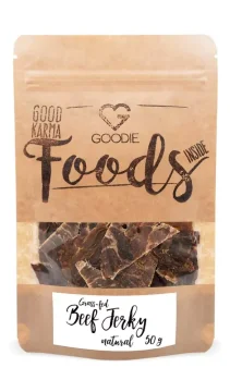 Grass-fed sušené hovädzie mäso - Jerky - Natural 50 g