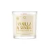 Svíčka s dřevěným praskajícím knotem - Vanilla & Santal 50 g CZ