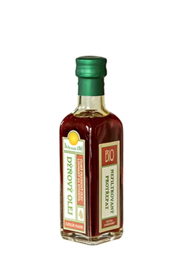 Tekvicový olej - BIO nefiltrovaný - extra panenský RAW 100 ml SK