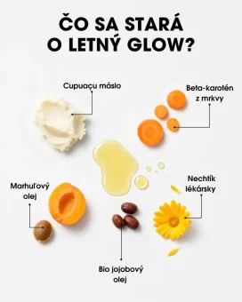 SK Sun Glow Booster s cupuaçu maslom, beta-karoténom, marhuľovým a jojobovým olejom