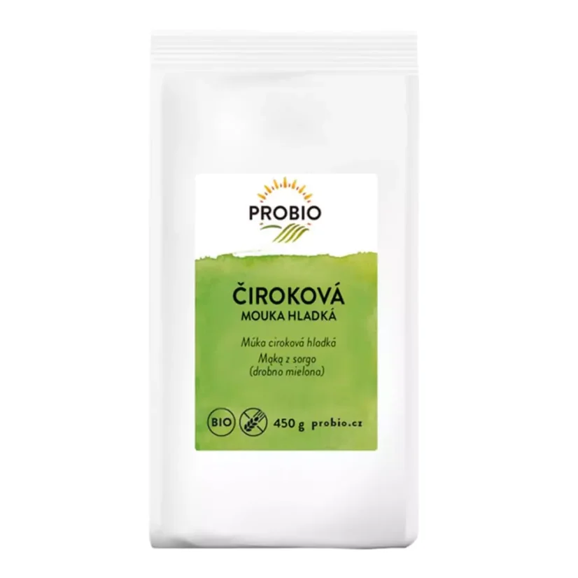 Múka ciroková hladká BEZLEPKOVÁ BIO 450 g SK