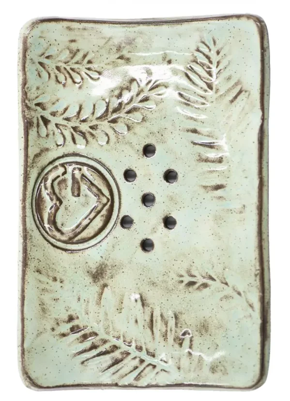 MÝDLENKA - Olive Plate Palmtree_1