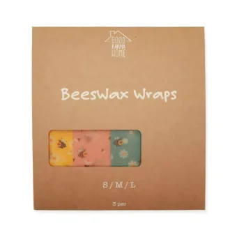 BeesWax Wraps 3 pcs - Méhviaszos csomagolóanyag 3 db HU