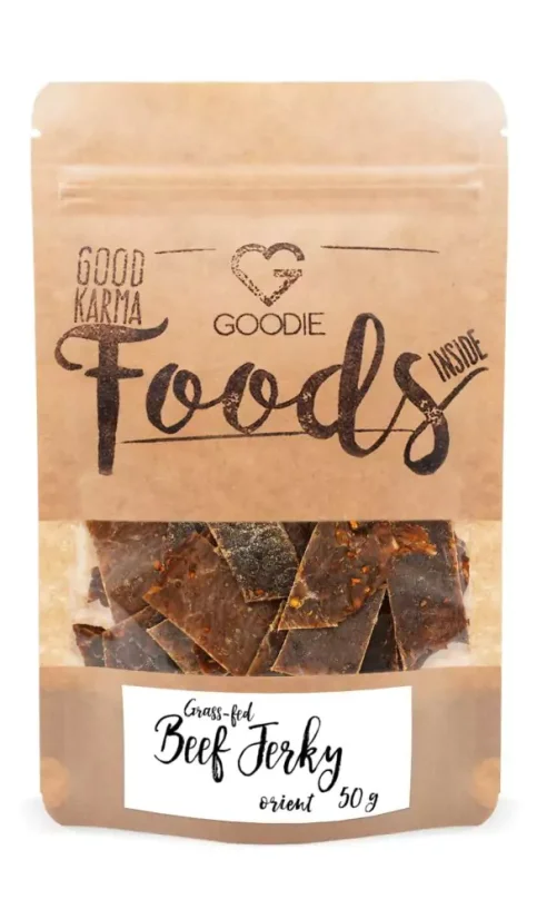 Grass-fed sušené hovädzie mäso - Jerky - Orient 50 g SK