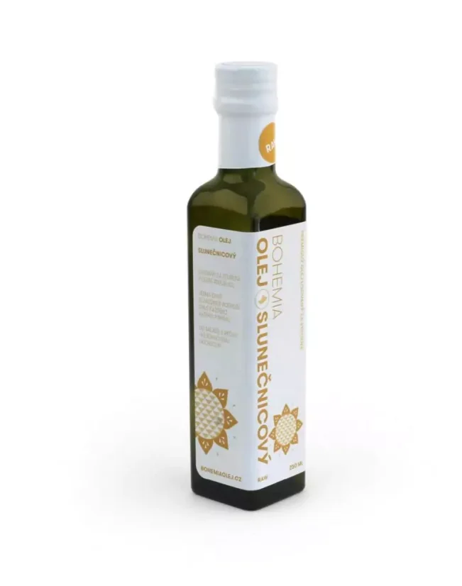 Slnečnicový olej - extra panenský RAW 250 ml SK